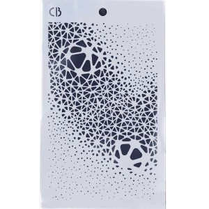 Трафарет Ciao Bella MSB040 "Перемычки, абстракция", 12,5х20 см